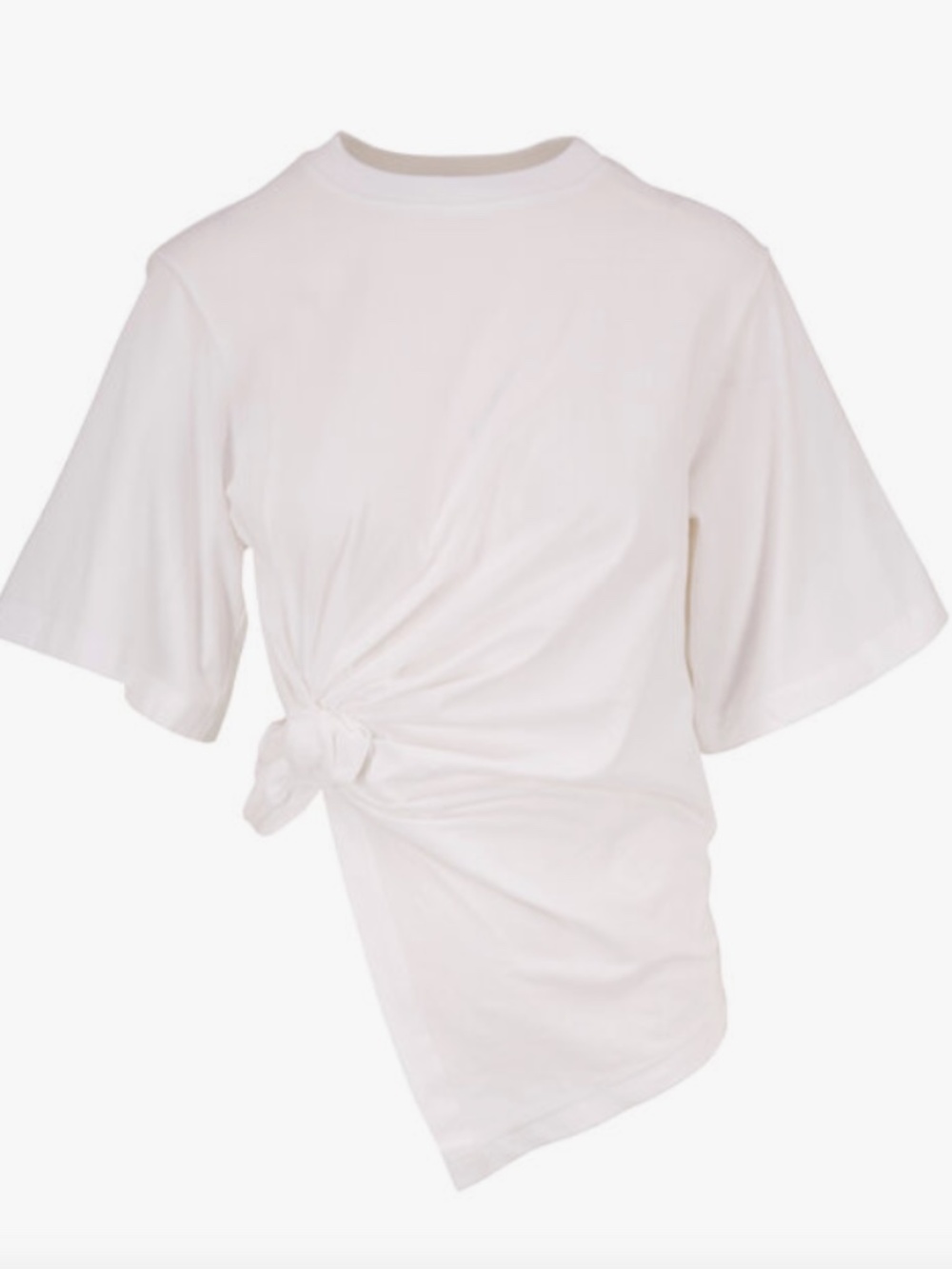 See by Chloe White Knotted T-Shirt / Size M